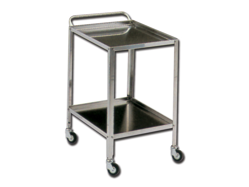 27433-CARRELLO MEDICAZIONE A 2 RIPIANI